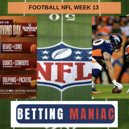 Pronostici Football Americano NFL: analisi, quote, scommesse WEEK 13. E’ la settimana del Thanksgiving day. Broncos-Browns al lunedì